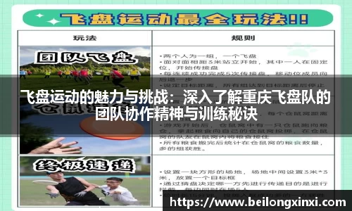 飞盘运动的魅力与挑战：深入了解重庆飞盘队的团队协作精神与训练秘诀