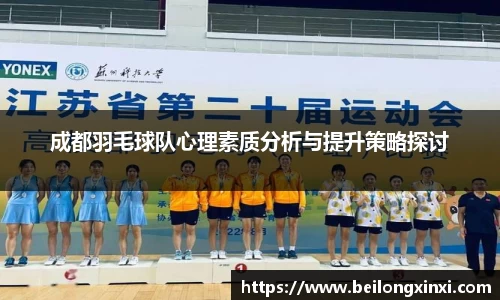 成都羽毛球队心理素质分析与提升策略探讨