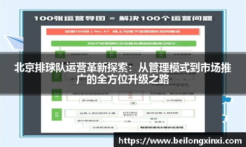北京排球队运营革新探索：从管理模式到市场推广的全方位升级之路